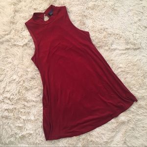 Blue Rain Crimson Velvet Dress